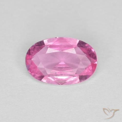 0.42ct Naturale Rosa Zaffiro, Ovale, VVS