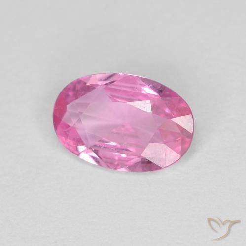 Zaffiro Rosa naturale da 0.42 ct, Ovale, VVS