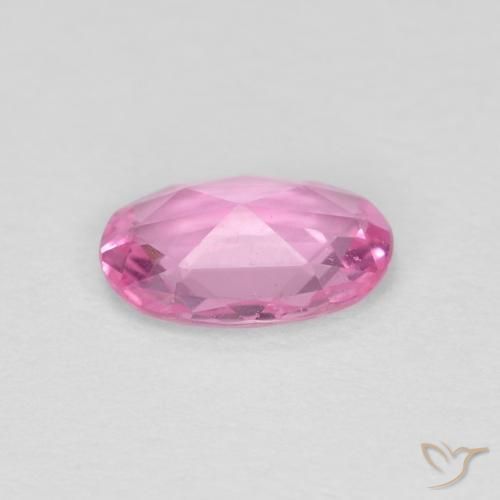 Zaffiro Rosa naturale da 0.42 ct, Ovale, VVS