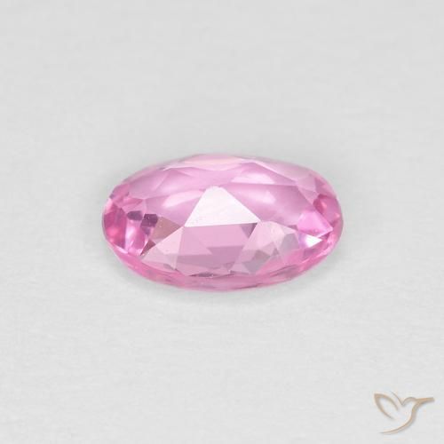 Zaffiro Rosa hot naturale da 0.41 ct, Ovale, VVS