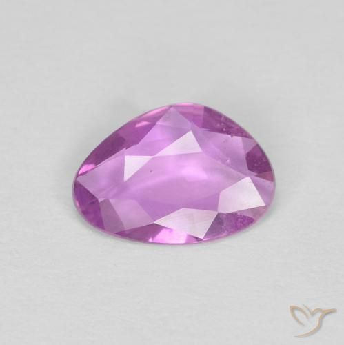 0.51ct Naturale Viola rosato intenso Zaffiro, Taglio a fantasia, VVS-VS