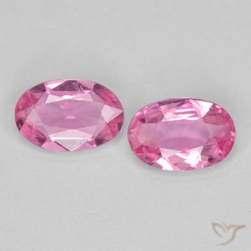 0.80ctw Naturale Rosa intenso Zaffiro, Ovale, VVS