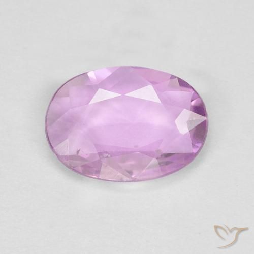 0.67ct Naturale Viola medio Zaffiro, Ovale, VS