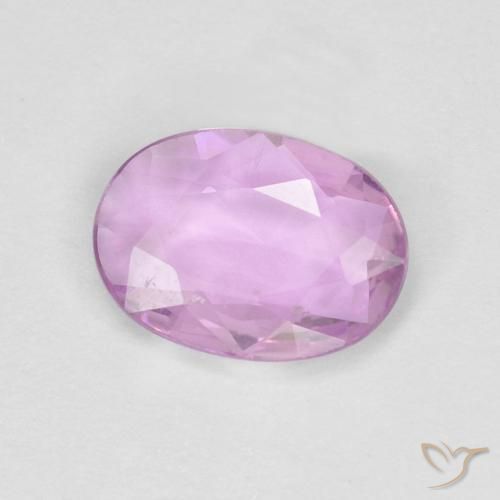 Zaffiro Viola medio naturale da 0.67 ct, Ovale, VS