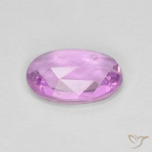 Zaffiro Viola medio naturale da 0.67 ct, Ovale, VS