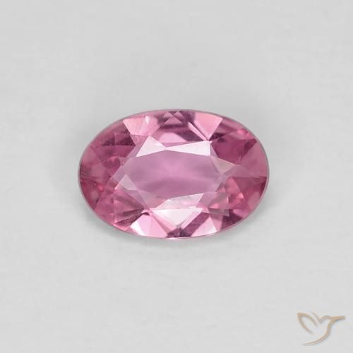 0.40ct Naturale Rosa medio Zaffiro, Ovale, VVS-VS