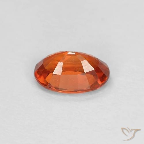 Zaffiro Rosso medio naturale da 0.55 ct, Ovale, VVS