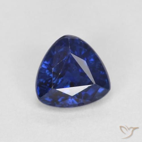 Zaffiro Azzurro crepuscolare naturale da 0.46 ct, Taglio trillion, VS