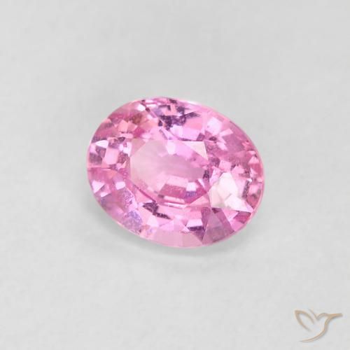 Zaffiro Rosa intenso naturale da 0.54 ct, Ovale, VS