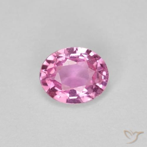 0.37ct Naturale Rosa medio Zaffiro, Ovale, VVS-VS