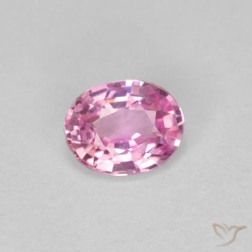0.38ct Naturale Rosa porpora reale Zaffiro, Ovale, VS