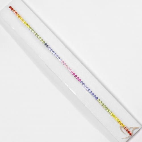 Gemme di Zaffiro Multicolore naturale da 5.43 ct, Rotondo, VS