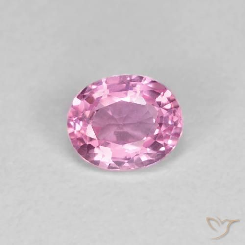 0.48ct Naturale Rosa porpora reale Zaffiro, Ovale, VVS-VS