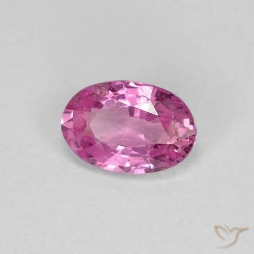 Zaffiro Viola rossastro naturale da 0.62 ct, Ovale, VS
