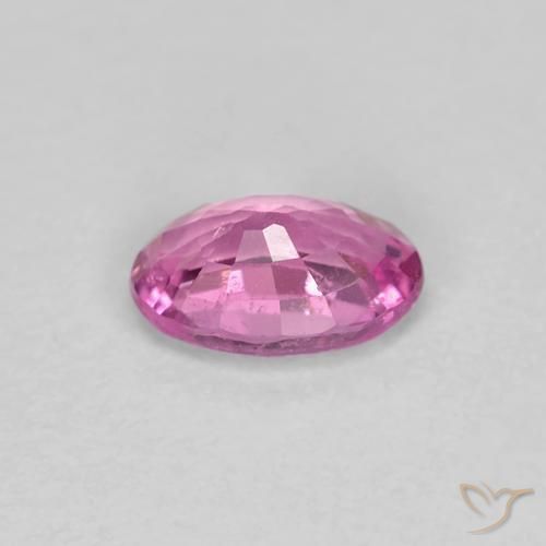 Zaffiro Viola rossastro naturale da 0.62 ct, Ovale, VS