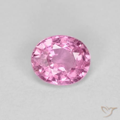 Zaffiro Rosa porpora reale naturale da 0.41 ct, Taglio ovale, VS