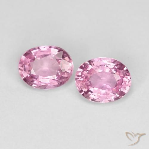 0.88ctw Naturale Rosa Molto Chiaro Zaffiro, Ovale, VS-SI