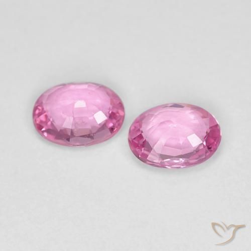 Gemme di Zaffiro Rosa Molto Chiaro naturale da 0.71 ct, Ovale, VS-SI