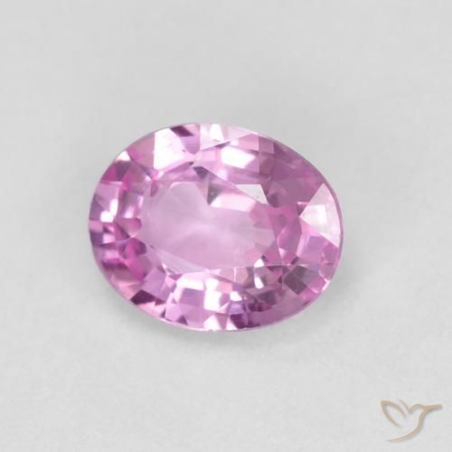 Zaffiro Viola intenso naturale da 0.52 ct, Ovale, VVS