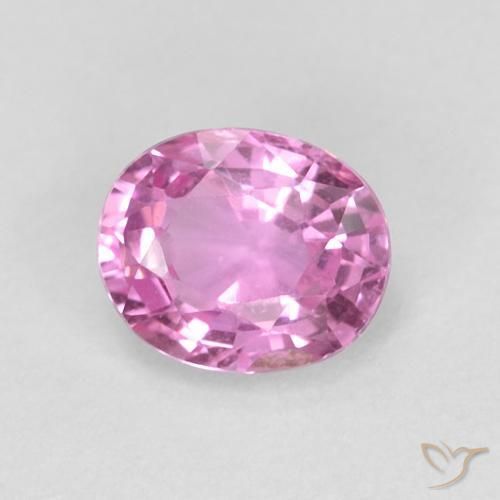 0.48ct Naturale Rosa porpora reale Zaffiro, Ovale, VVS