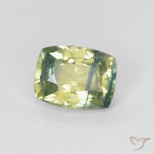 Zaffiro Multicolore naturale da 0.87 ct, Cuscino, VVS