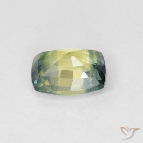 Zaffiro Multicolore naturale da 0.87 ct, Cuscino, VVS