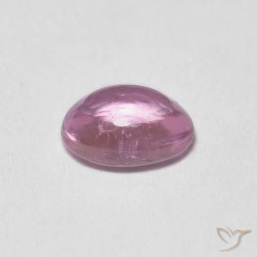 Zaffiro Rosa Molto Chiaro naturale da 0.49 ct, Ovale, Trasparente