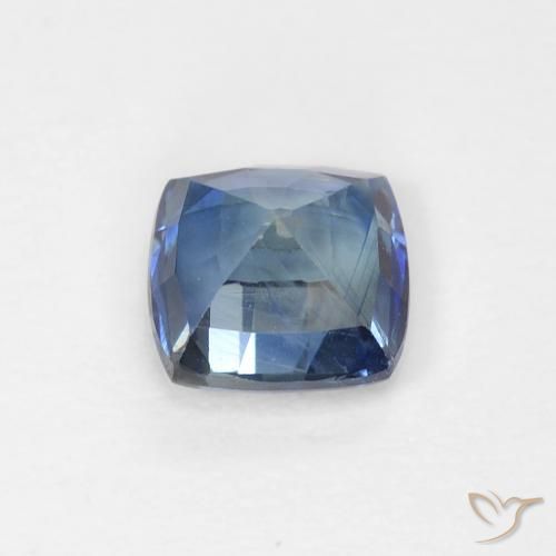 Zaffiro Teal-blu naturale da 0.89 ct, Cuscino, VS