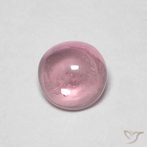 0.49ct Naturale Rosa palissandro Zaffiro, Rotondo, Trasparente