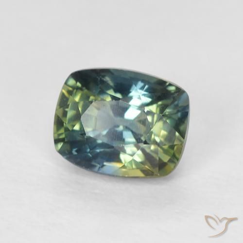 Zaffiro Multicolore naturale da 0.85 ct, Cuscino, VVS-VS