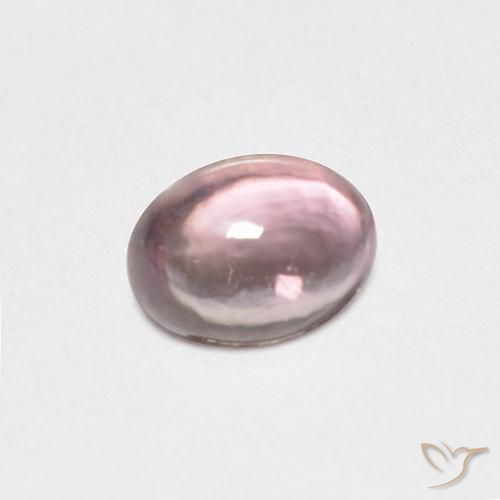 Zaffiro Viola chiaro naturale da 0.49 ct, Ovale, Trasparente