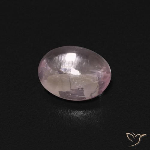 Zaffiro Viola molto chiaro naturale da 0.48 ct, Ovale, Trasparente
