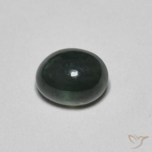 0.67ct Naturale Verde Zaffiro, Ovale, Traslucido