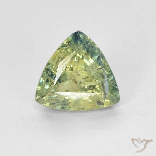 1.04ct Naturale Multicolore Zaffiro, Taglio trillion, VS-SI