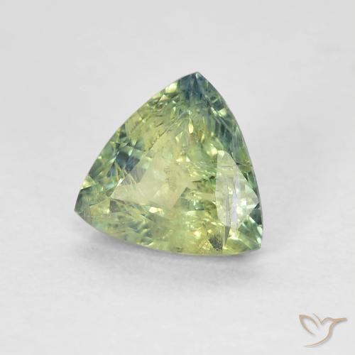 Zaffiro Multicolore naturale da 1.04 ct, Taglio trillion, VS-SI
