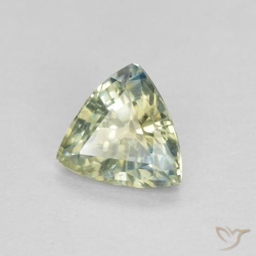 Zaffiro Multicolore naturale da 0.48 ct, Taglio trillion, VS