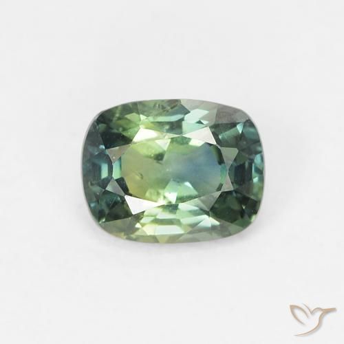 0.63ct Naturale Multicolore Zaffiro, Cuscino, VS