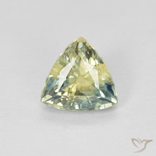 0.92ct Naturale Multicolore Zaffiro, Taglio trillion, VS