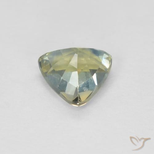 Zaffiro Multicolore naturale da 0.92 ct, Taglio trillion, VS