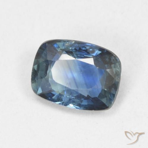 Zaffiro Blu navy naturale da 0.84 ct, Cuscino, VS
