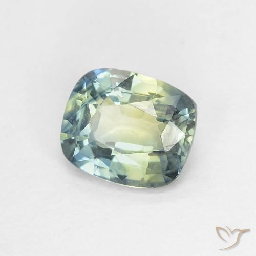 Zaffiro Multicolore naturale da 0.95 ct, Cuscino, VVS-VS
