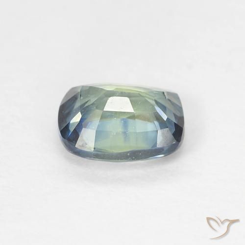 Zaffiro Multicolore naturale da 0.95 ct, Cuscino, VVS-VS