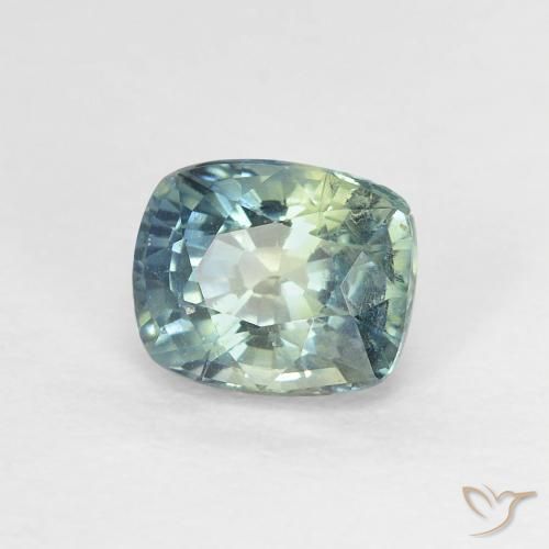 Zaffiro Multicolore naturale da 1.27 ct, Cuscino, VVS-VS