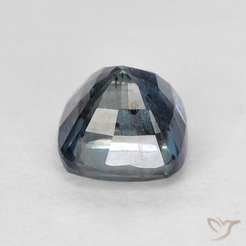 Zaffiro Verde blu naturale da 1.41 ct, Cuscino, VS-SI