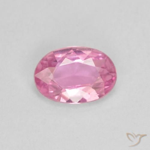0.45ct Naturale Rosa Zaffiro, Ovale, VVS