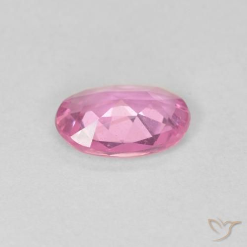 Zaffiro Rosa naturale da 0.45 ct, Ovale, VVS