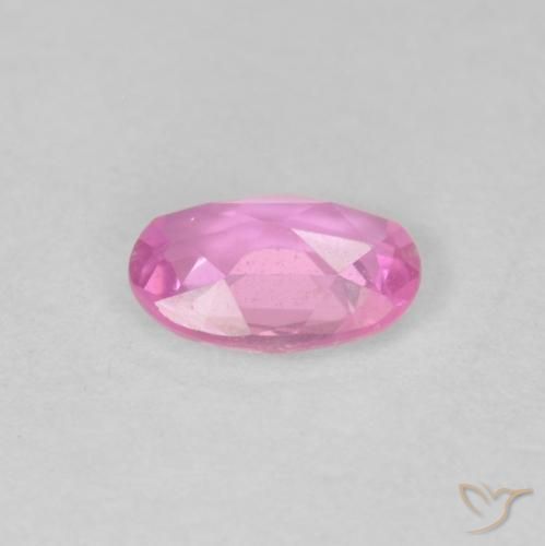 Zaffiro Rosa naturale da 0.46 ct, Ovale, VVS