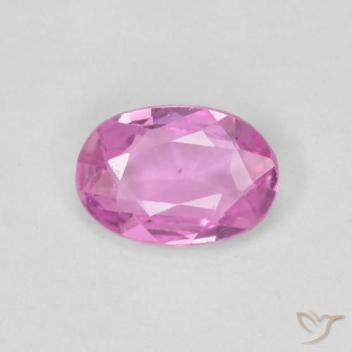 0.44ct Naturale Viola intenso Zaffiro, Ovale, VVS