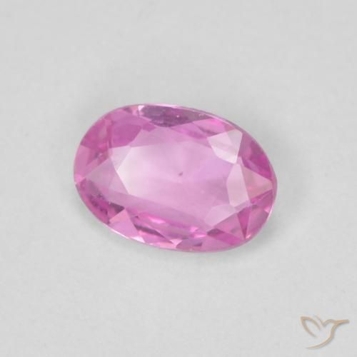 Zaffiro Viola intenso naturale da 0.44 ct, Ovale, VVS