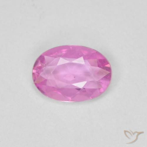 0.37ct Naturale Viola intenso Zaffiro, Ovale, VVS-VS